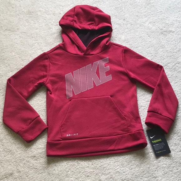 NIKE SIZE 4 THERMA FIT HOODIE - Picture 2 of 4